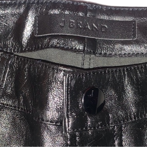 NWOT J Brand Franky Lambskin Leather Jeans - Picture 7 of 7